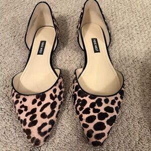 Nine West Animal Print flats size 8